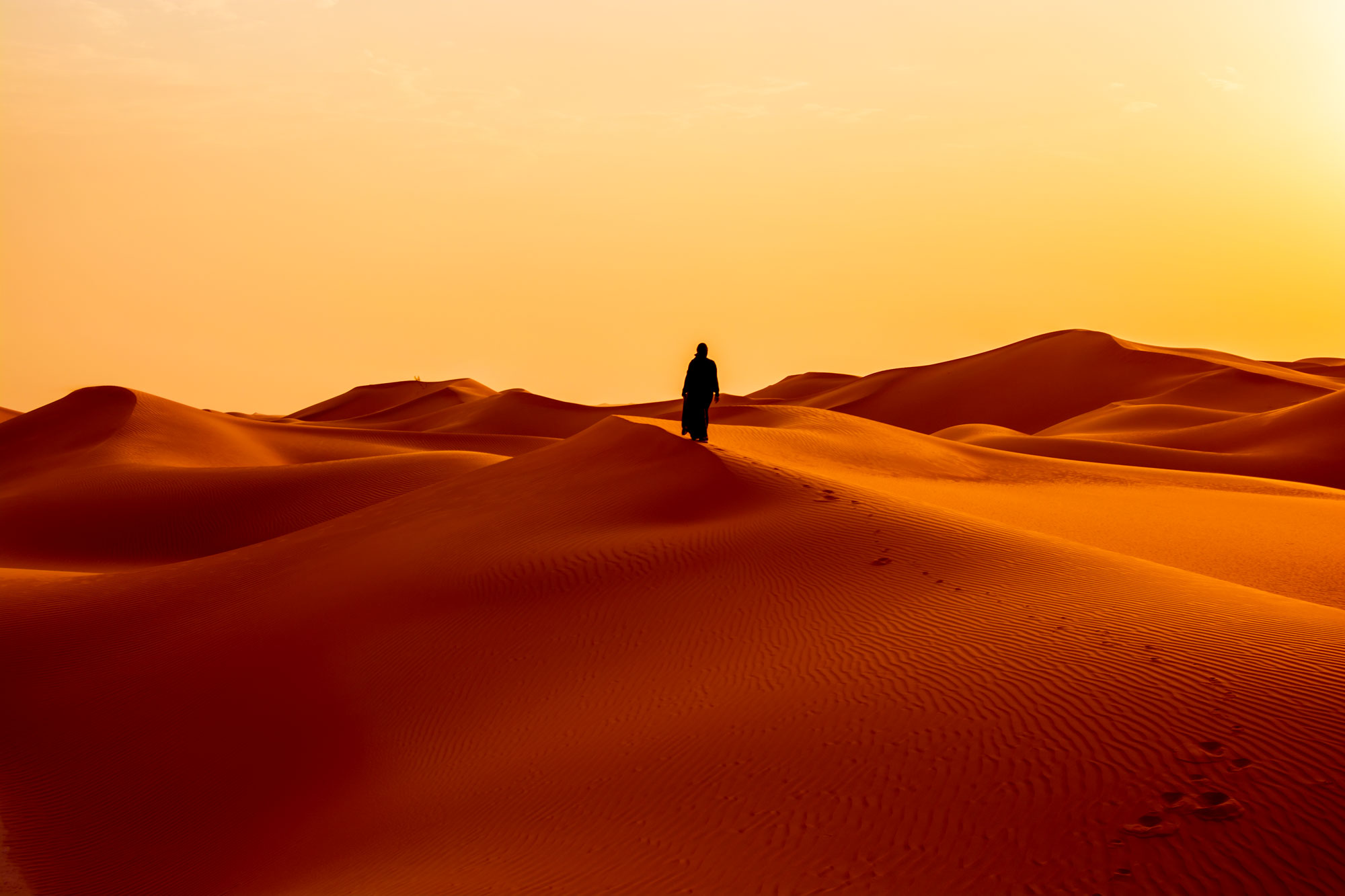 A girl in Desert A girl in Desert