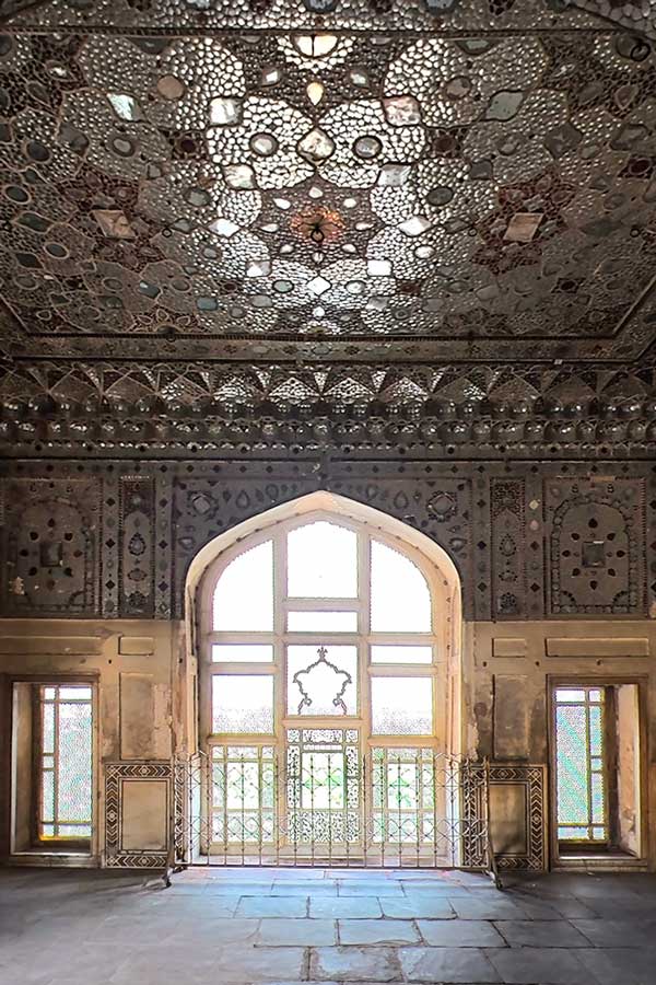 Sheesh Mehal Interior - Lahore Fort