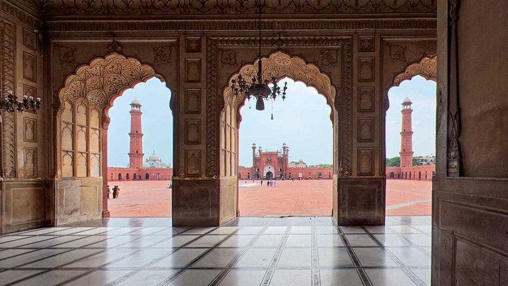 Entrance View of Badshahi Masjid, Lahore