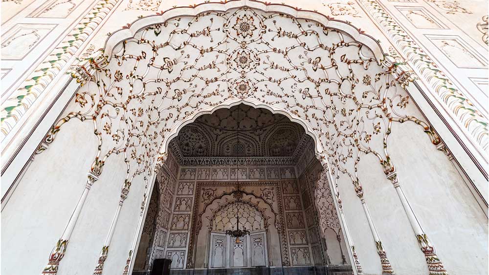 Interior View of Badshahi Masjid, Lahore