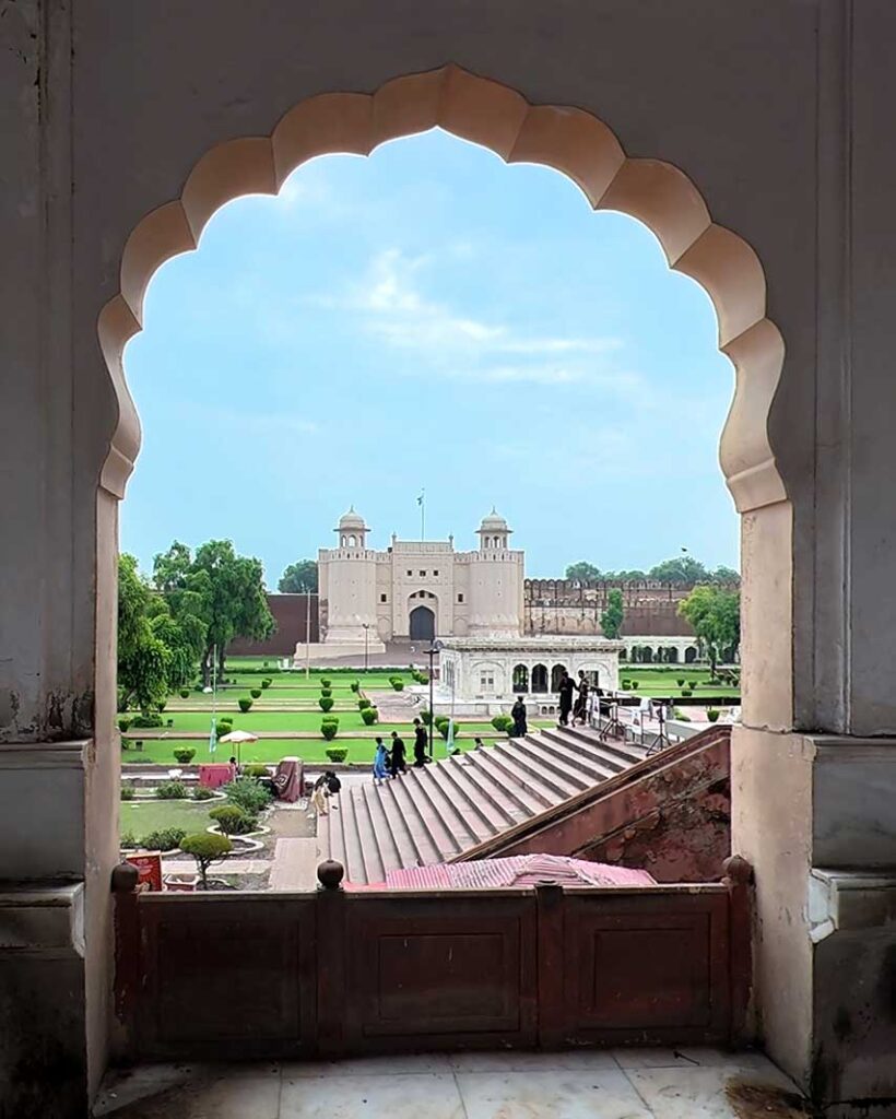 Shahi Qila View in frame
